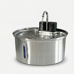 Fontaine à eau pour chat sans fil 3,2L Inox avec Capteur de Mouvement | VELA