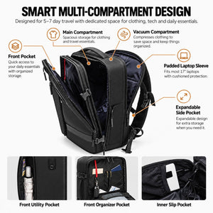 REXTON Vacuum Travel Backpack